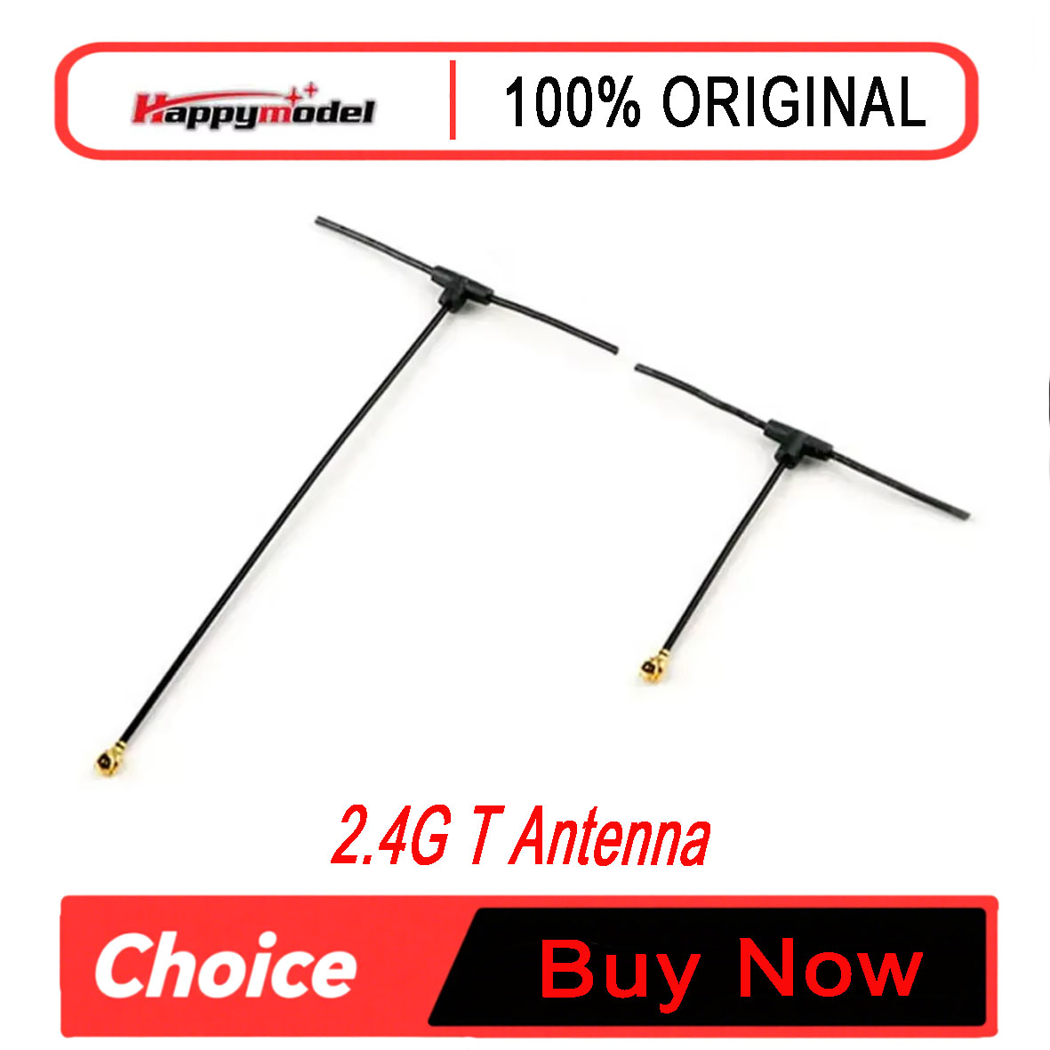 Tbs Fpv Tracer - Antena Omnidirecional Happymodel T-Type 2.4G 40mm