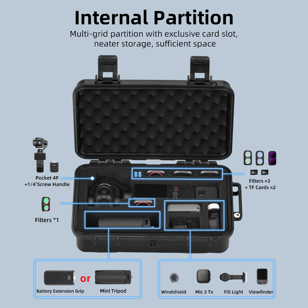 Estojo Rígido Impermeável BRDR - Drone Camera Case avaliação e preço